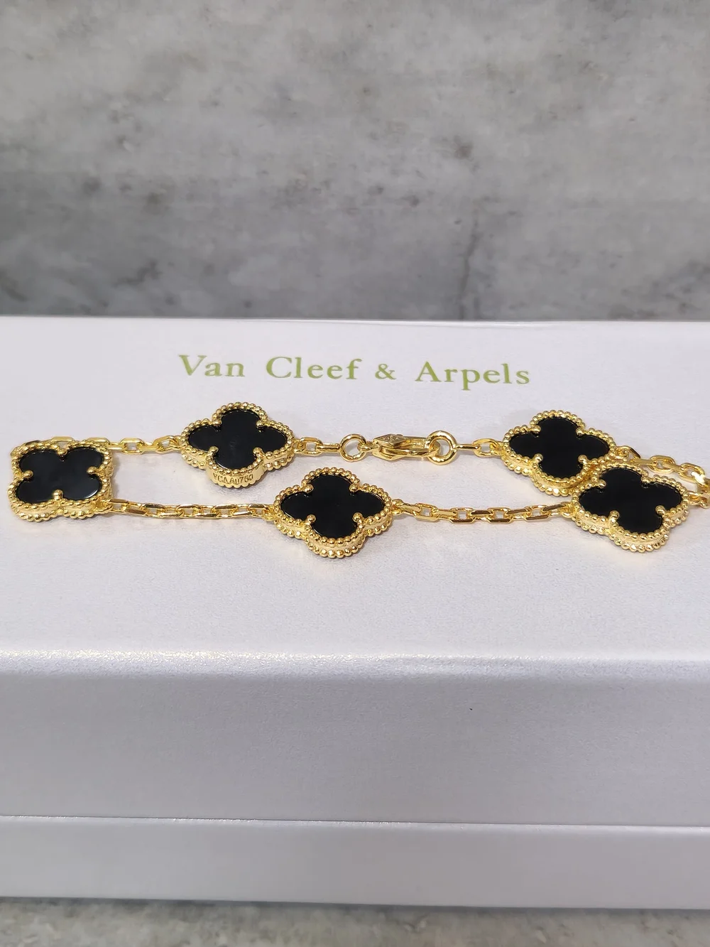 Van Cleef & Arpels Vintage Alhambra Black Onyx Bracelet✨️